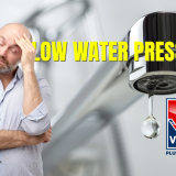 low water pressure, weak water flow, home plumbing issues, clogged pipes, corroded pipes, faulty pressure regulator, sediment buildup, municipal supply problems, leaky pipes, pressure reducing valve, faucet aerators, undersized pipes, outdated plumbing, mineral deposits, galvanized pipes, rusty pipe interiors, blocked main line, worn-out washers, water heater issues, Veteran Plumbing Services